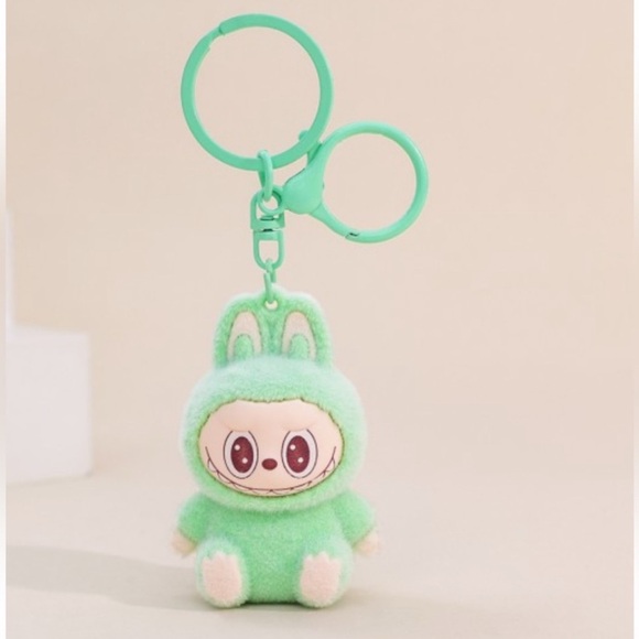Lafufu green charm Keychain - Picture 1 of 2